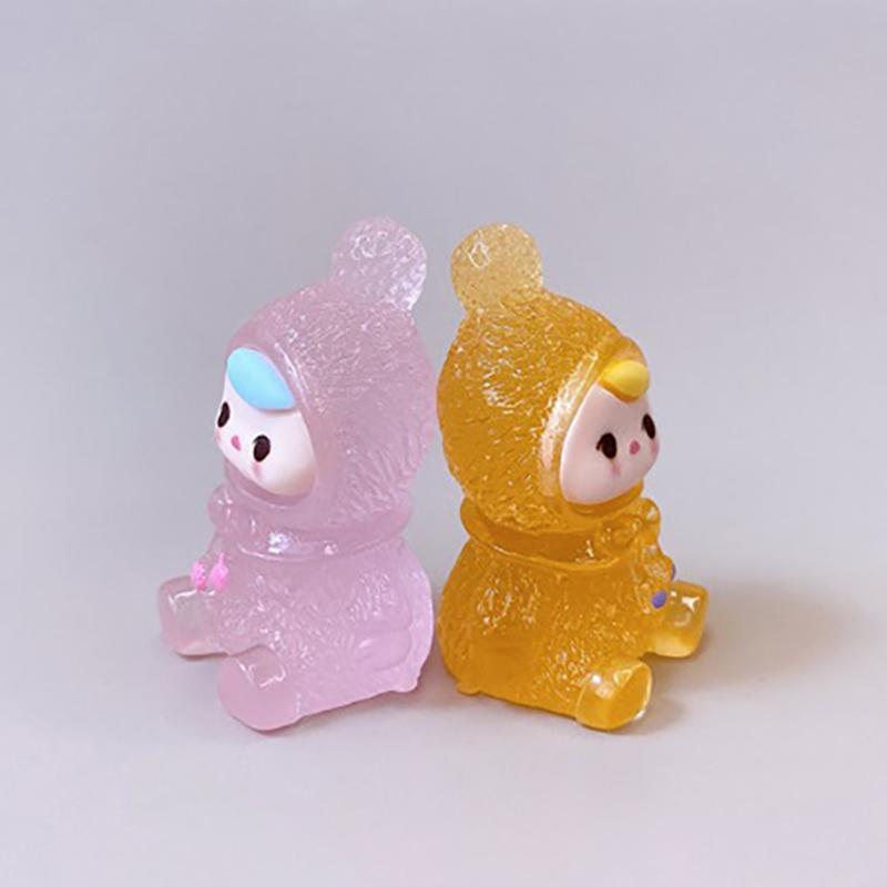 

3D Cartoon Diy Jewelry Accessories Luminous Hat For Girls New Cute Homemade Car Interior Decoration Pendant 6