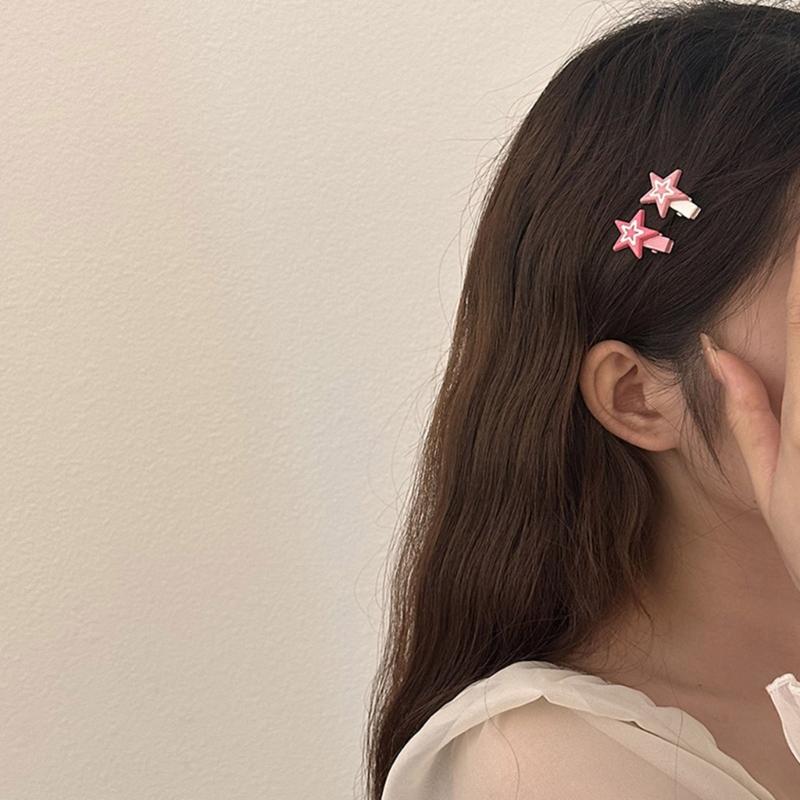 Kinder Süße Stern Herz Verzierung Haarspangen Hübsche Süße Haarnadeln für Damen Mädchen Kinder Haarschmuck Schmuck Geschenk