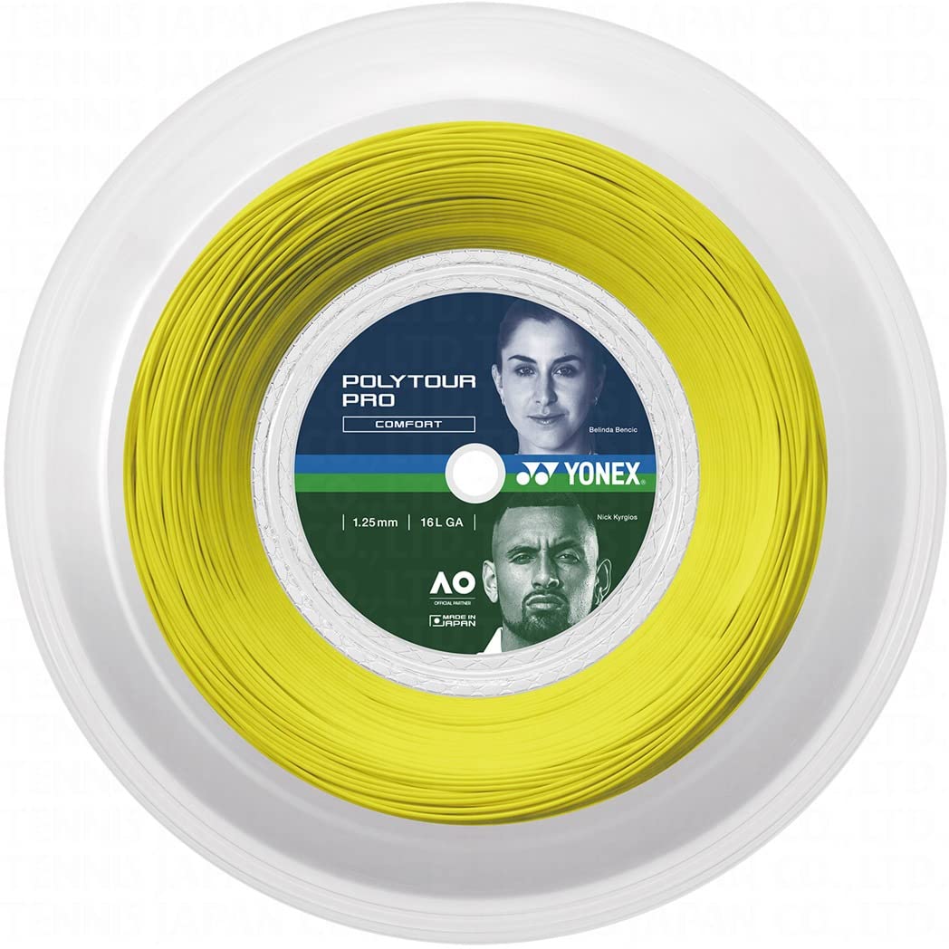 YONEX Poly Tour Pro 125 200m PTP125R2 tennis string flash yellow