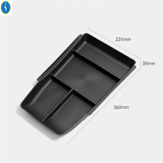 Black Central Storage Container Pallet Box / Armrest Storage Box For GEELY GALAXY E5 / EX5 2024 2025 Plastic Accessories