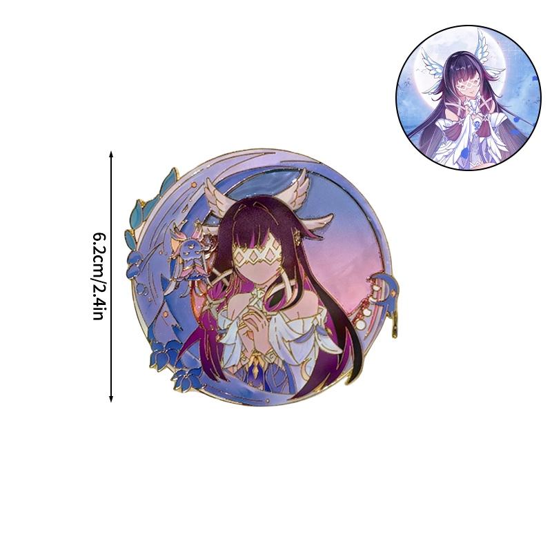 Genshin Impact Badge Decorations Flins The Starry Sky Railway Badge Cyrene Badges Accessories Game Merchandise High Quality Toys