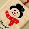 Water-Absorbent Christmas Hand Towel Thickened Kitchen Towels Coral Fleece Hand Towels  Kitchen Use