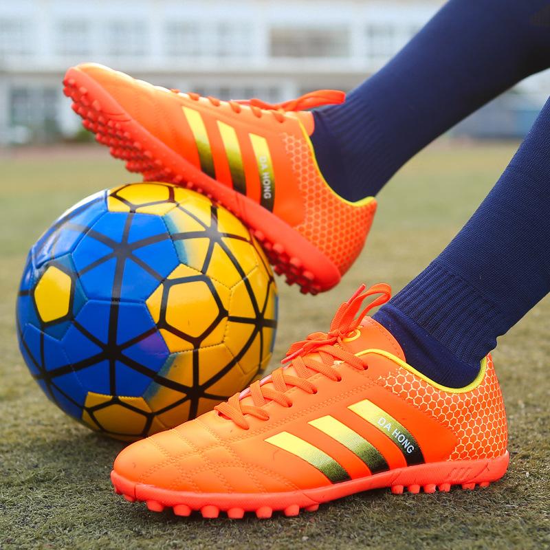 

Детские футбольные бутсы для внешней торговли мужские спортивные футбольные бутсы сломанные шипы ученики начальной и средней школы игра в футбол в помещении trai 36 оранжевый