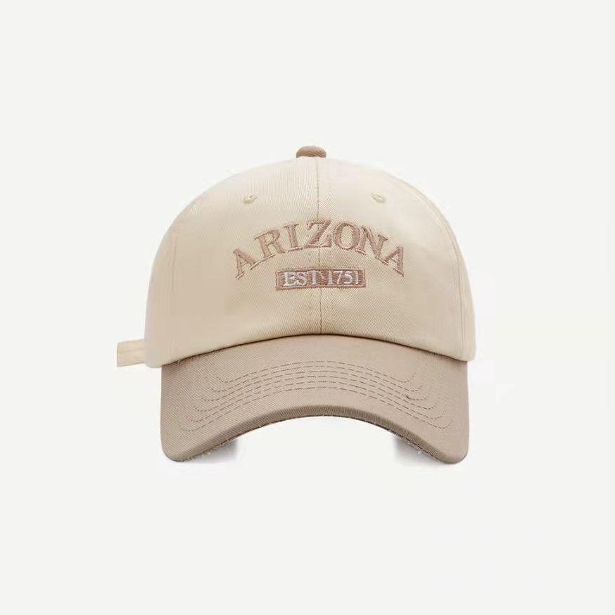 Street contrasting color alphanumeric baseball cap spring and summer curved brim hat male and female casual versatile student cap versatile