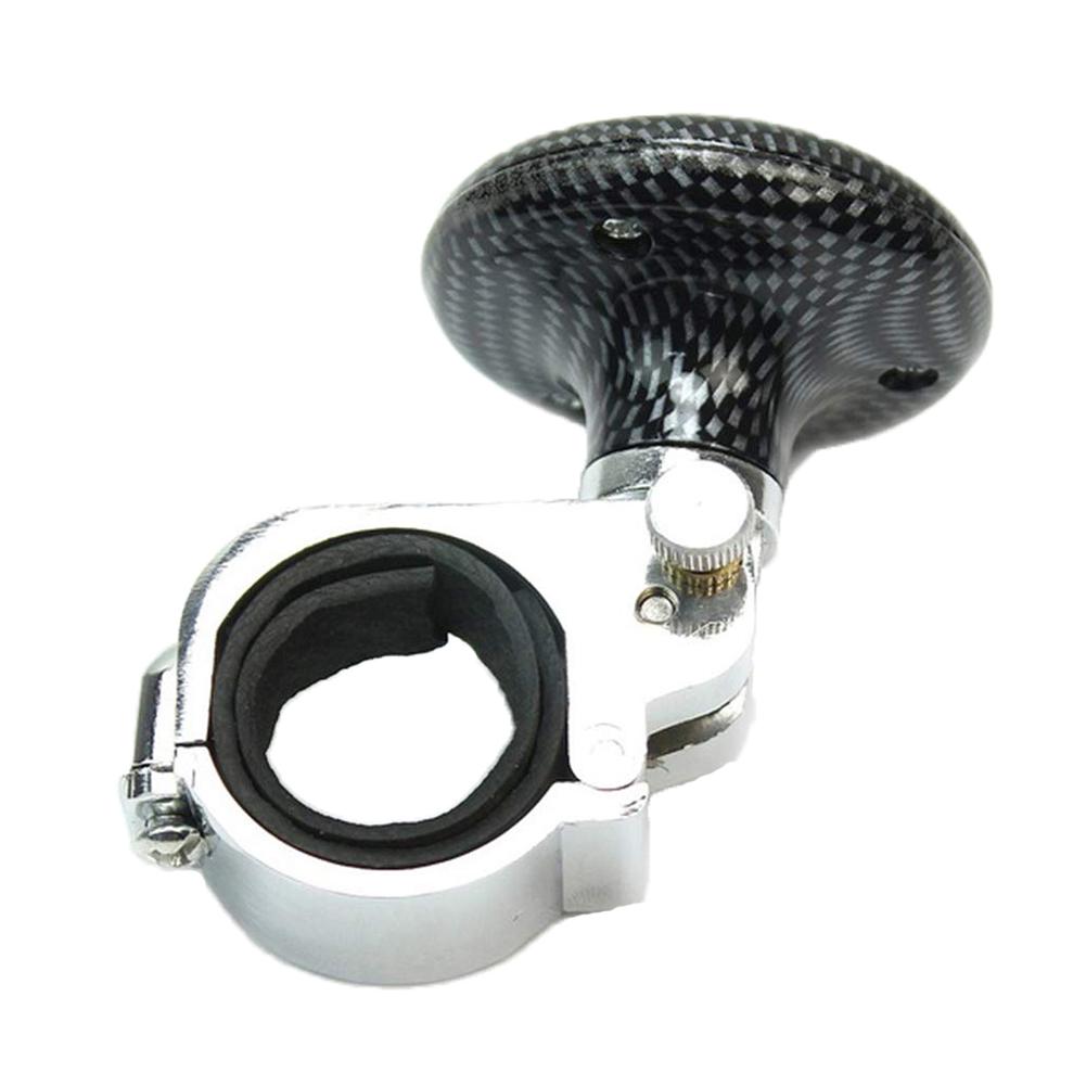 Cars Auto Parts Auxiliary Wheel Knob Control Car Ball Booster Steering Stylish Fiber Carbon