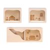 Wooden Hamster House Hide Supplies Cage Decor Cage Accessories Small Animals Pets Tunnel for Rat Hamster Mouse Gerbils Lemmings