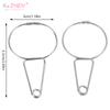 1*Magnetic Ear Acupuncture Point Clamp Stainless Steel Massage Clip Portable Ear Massager Clip With Ear Acupuncture Points Chart