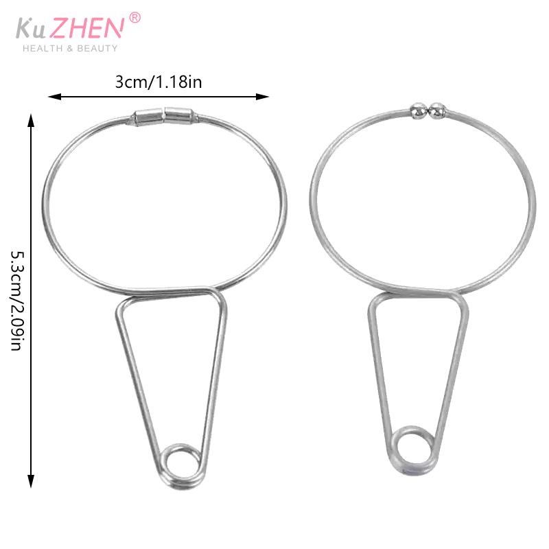 1*Magnetic Ear Acupuncture Point Clamp Stainless Steel Massage Clip Portable Ear Massager Clip With Ear Acupuncture Points Chart