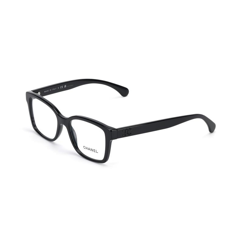 Chanel Square Glasses Frame Square Frame Plate Double CLogo Irregular Optical Frame Men and Women Same Style Couple