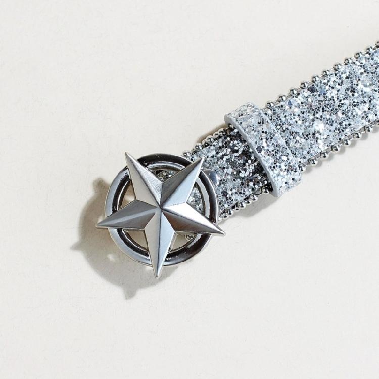 Blingbling Glitter Waist Belt for Street Dance Jean Casual Wear Trendy