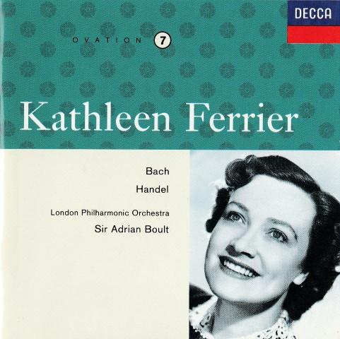 CD KATHLEEN FERRIER LONDON PHILHARMON  Bach  Handel  BachHandel 4334742 DECCA Germany Classical Used