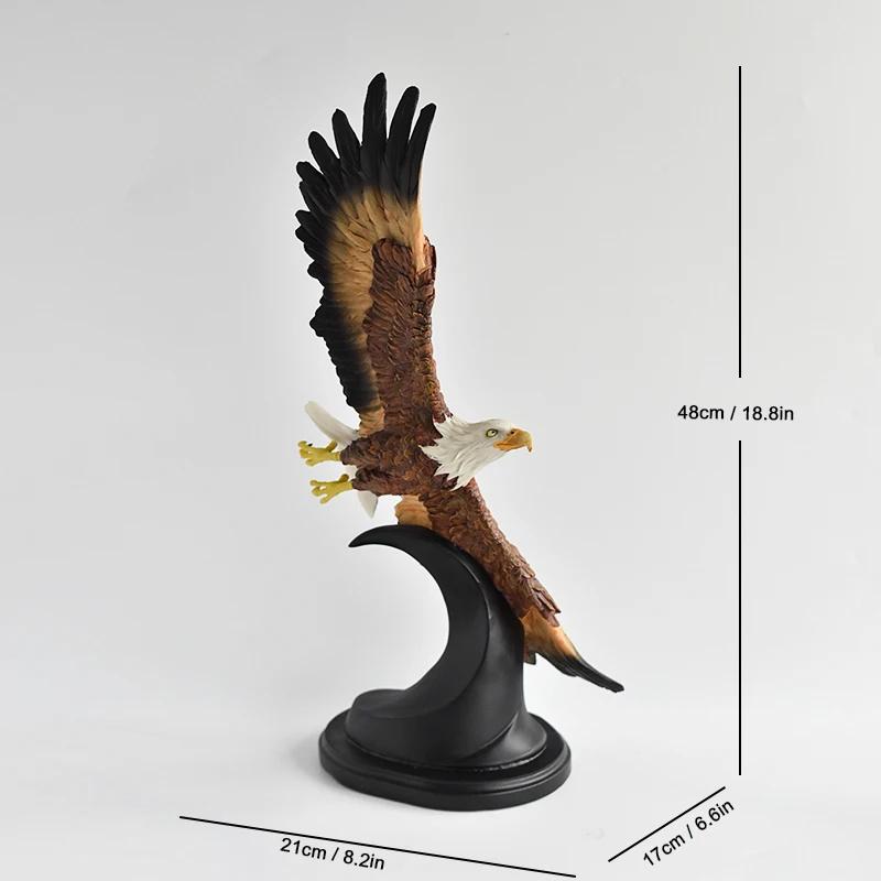 Adler Statue Skulptur Kreative Kunst Figur Adler Ornament für Tischmittelstücke Kamin Einweihung Büro Dekorativ