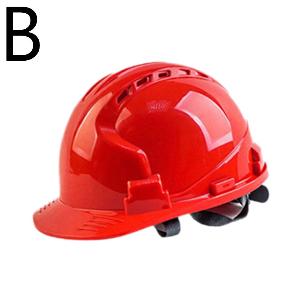 Construction Safety Helmet Hard Hat, ABS Thicken Anti-Rolling Design,Adjustable Solid Color,Solves Head Protection Insufficiency