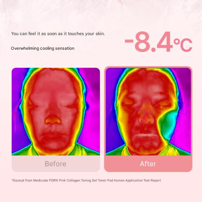 Medicube PDRN Růžový kolagenový tonizační gelový tonerový polštářek 120 ml (70 polštářků) (3 Možnosti)