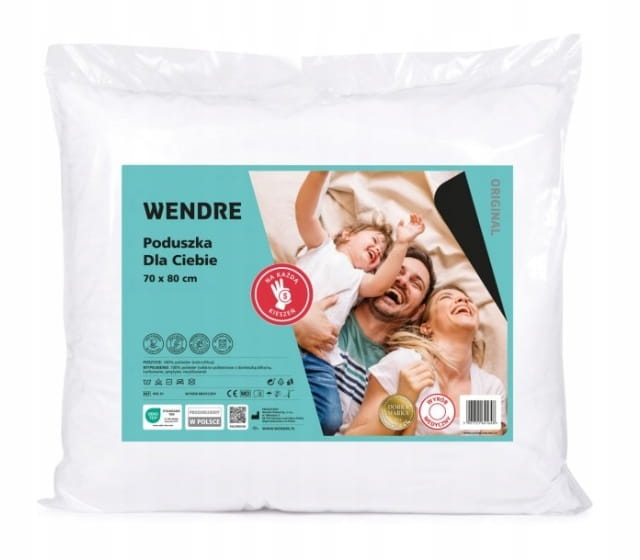 Anti-allergic medical pillow 50x60 cm white large