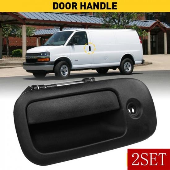 Exterior Door Handle Front Left Driver Side For 1996-09 Chevy Express GMC Savana