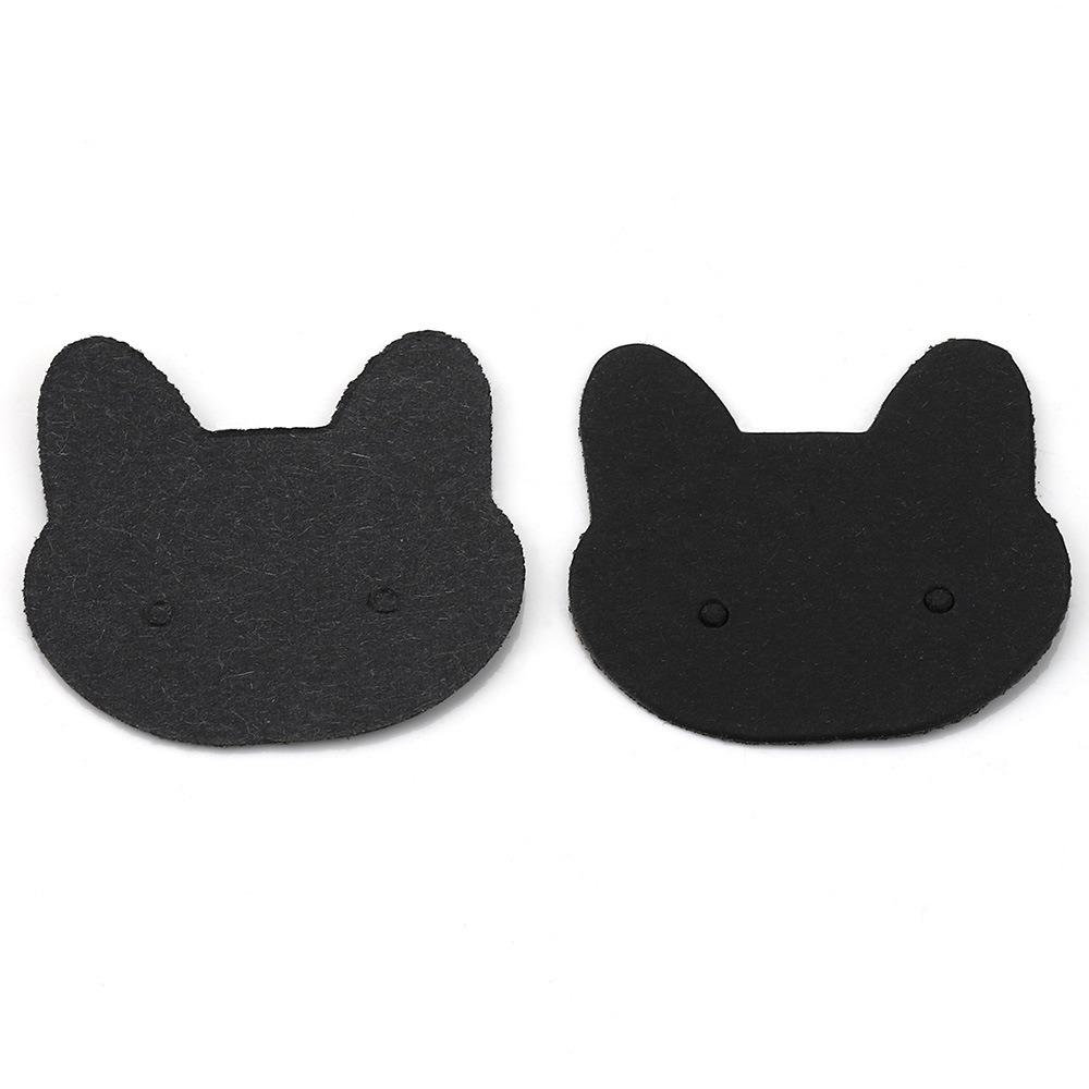 Cat Shaped Earring Display Cards 3 Color Earring Holder Cards  DIY Cards