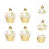 4Pcs Christmas Cupcake Decorations Indoor Hanging Christmas Tree Ornaments for
