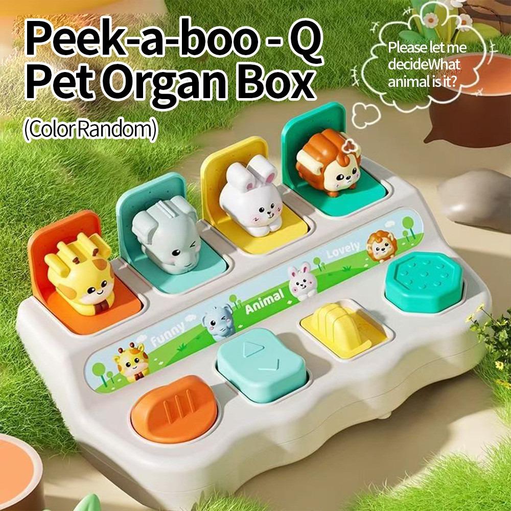 Montessori Interactive Pop-up Switch Box Animal Toys and Learning Boxes  Children