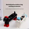 1 pieza Lindo Anillo Dachshund Adorno Pendiente Stud Joyero Esponja Soporte para Anillos Regalo