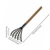 5 Claw Sand Rake Easy to Use Clamming Portable Shell Digger Tool Short with Net