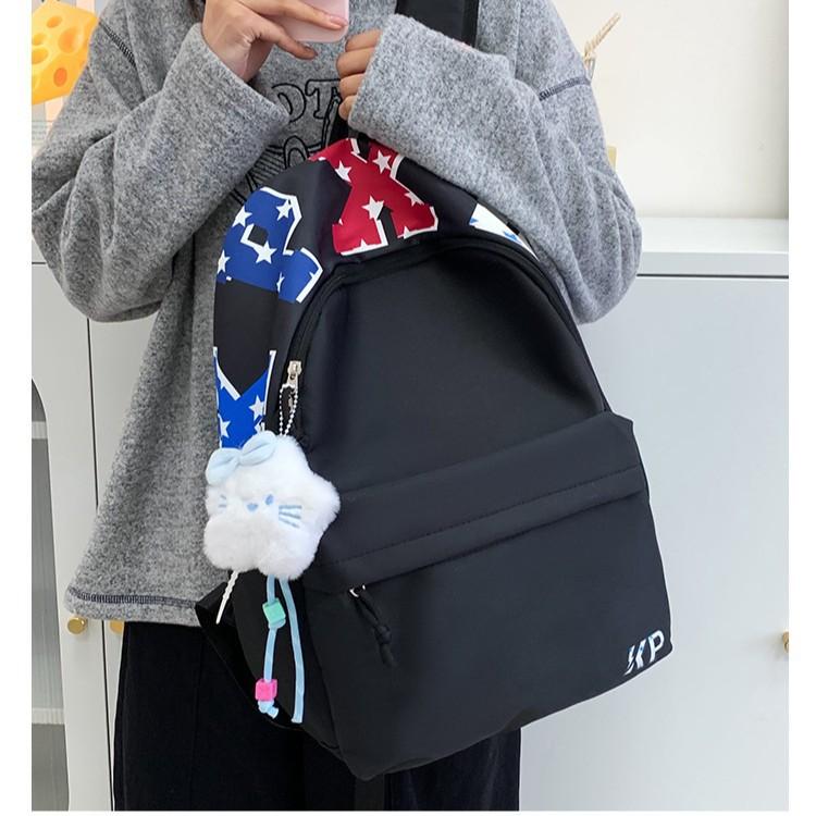 Schoolbag wholesale large capacity schoolbag girl simple versatile Japanese student bag computer bag junior high school girl cute backpack