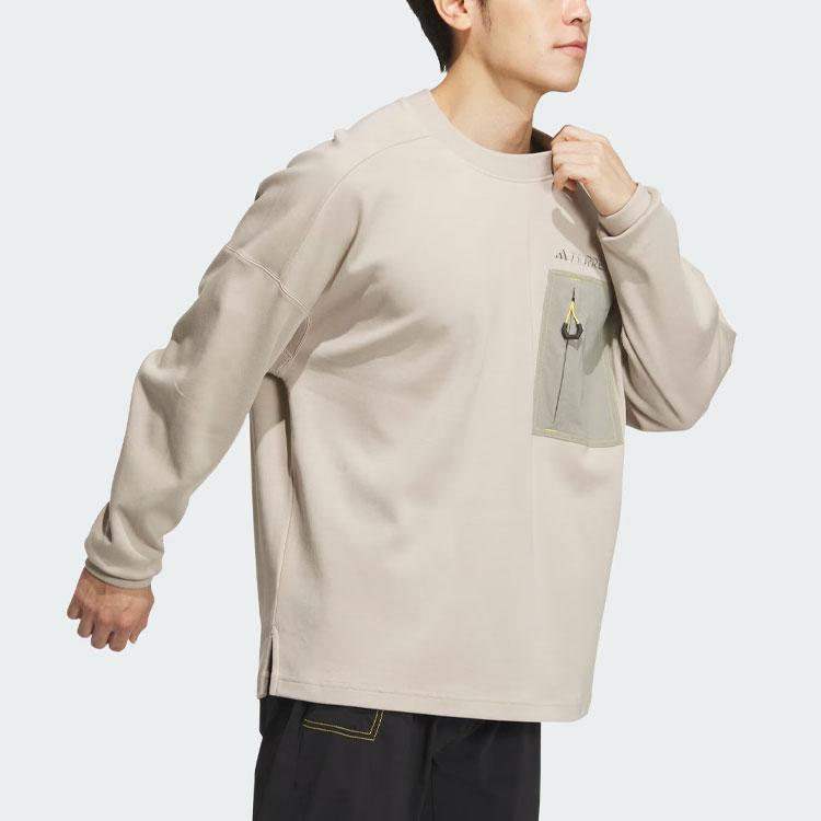 Adidas X National Geographic Color Block Pocket Loose Fit Crew