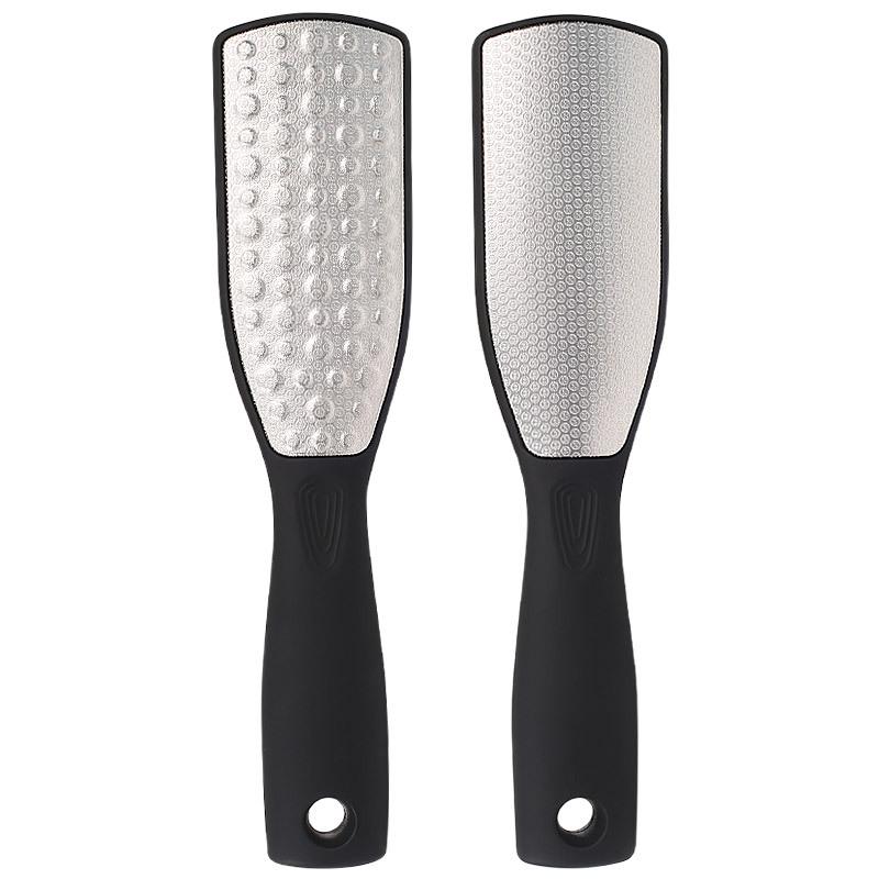 Stainless Steel Foot Care Foot Plate Rubbing Double-sided Matte To Remove Calluses, Foot Grinder To Remove Dead Skin, Exfoliating Foot Washboard