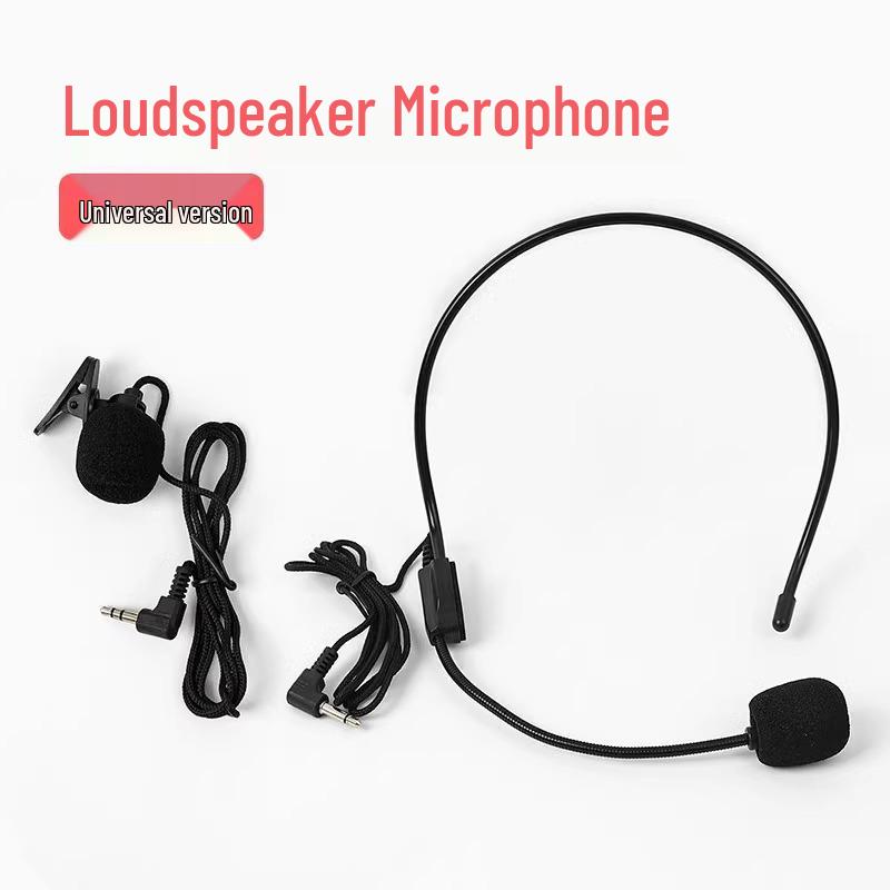 Little Bee Kabelgebundenes Lavalier-Headset-Mikrofon mit Verstärker für Lehrer