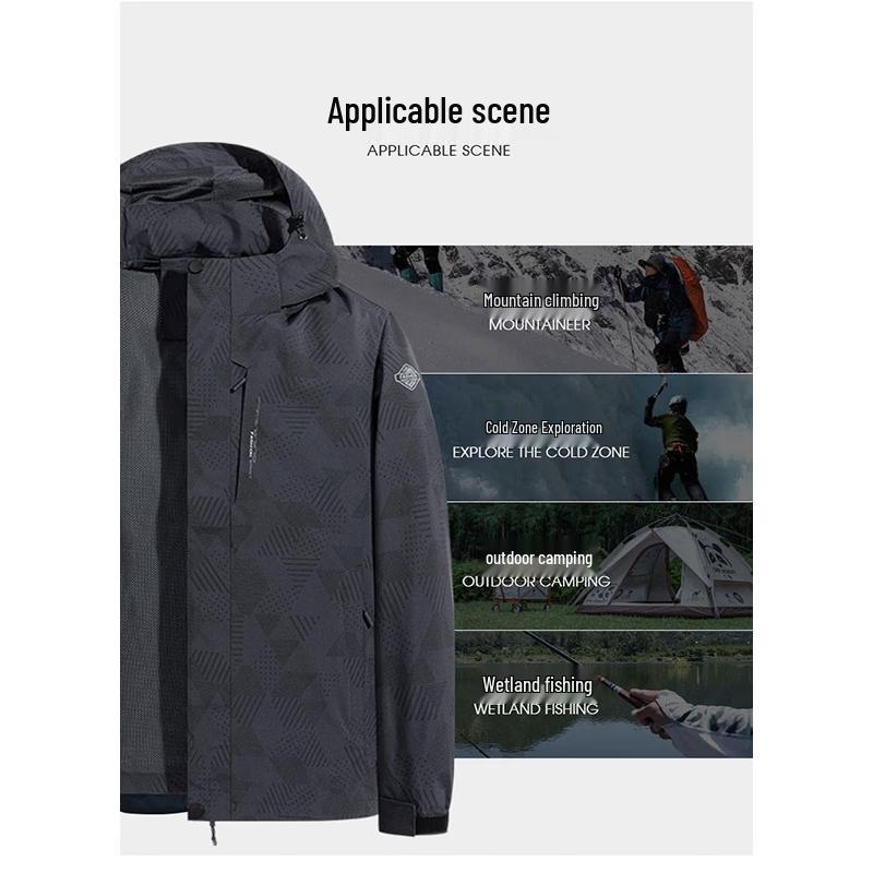 LAORENTOU Men's Windproof Waterproof Outdoor Sport Jacket
