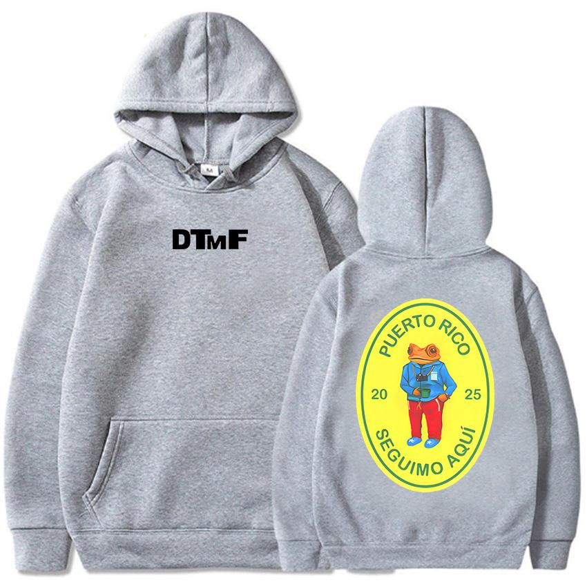 2025 Album DTMF Debí Tirar Más Fotos Hoodies Bad Bunny Fashion Singer Print Sweatshirts Cartoon Bear Graphic Clothes for Women