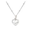 LILYKORI 925 Silver Heart Ball Necklace