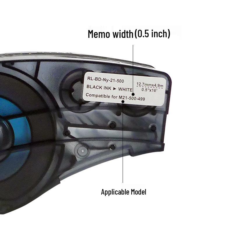 Compatible Vinyl Tape Ribbon for Brady BMP21PLUS: Models M21-500-499/595/488