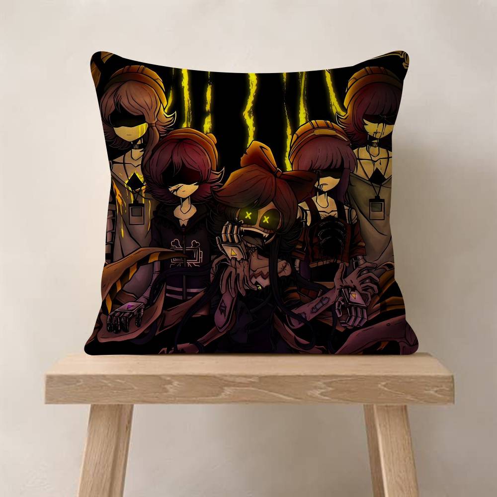 MMurder DDrones Whitepaper Game Pillow Cover Sofa Cushion Cover Home Room Decoration Children Gift
