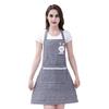 Cute Cartoon Rabbit Kitchen Apron for Men Women Pink White