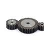 1Pcs M2 45# Steel Cylindrical Spur Gear 10T-25T Tooth Quench Hardened Anti-Wear Pinion 8/10mm Bore Process Hole Pitch 6.28mm