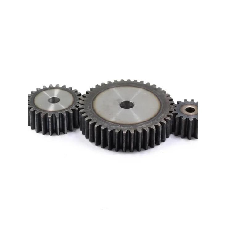 1Pcs M2 45# Steel Cylindrical Spur Gear 10T-25T Tooth Quench Hardened Anti-Wear Pinion 8/10mm Bore Process Hole Pitch 6.28mm