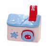 Cloth Toiletry Bag House Shape Fruits Cake Star Dots Cosmetic Storage Bag Handheld Storage Makeup Pouch Bathroom