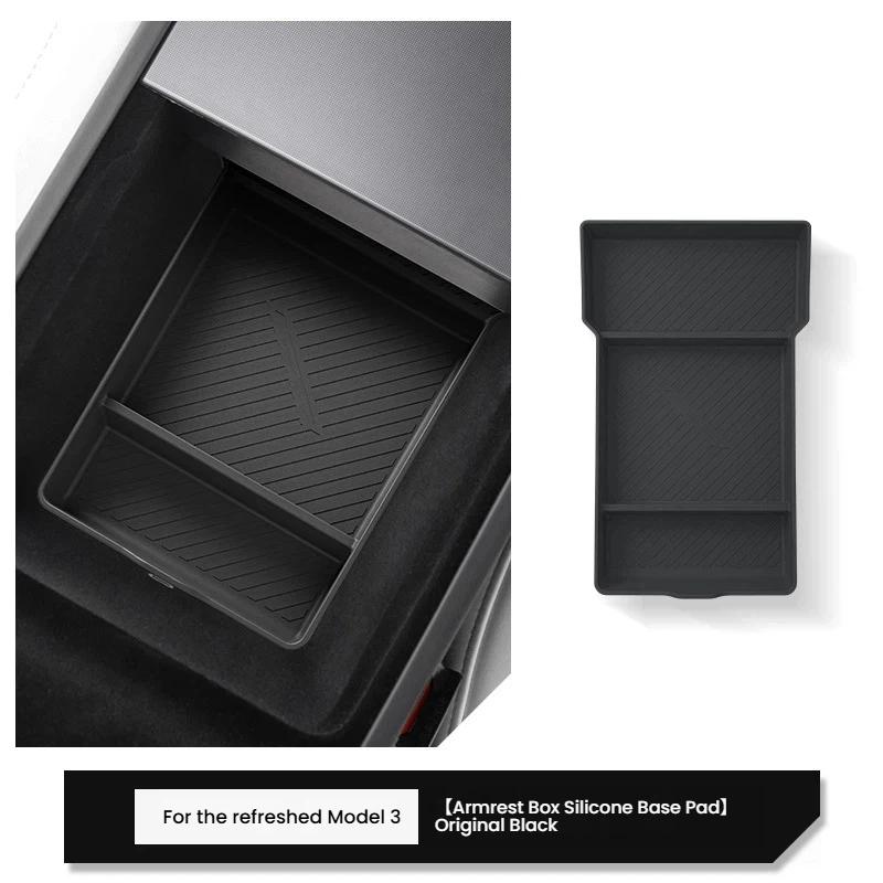 For the 2023 Tesla Rejuvenated MODEL3 Central Control Mobile Phone Wireless Charging Mat Car Storage Storage Mat Interior