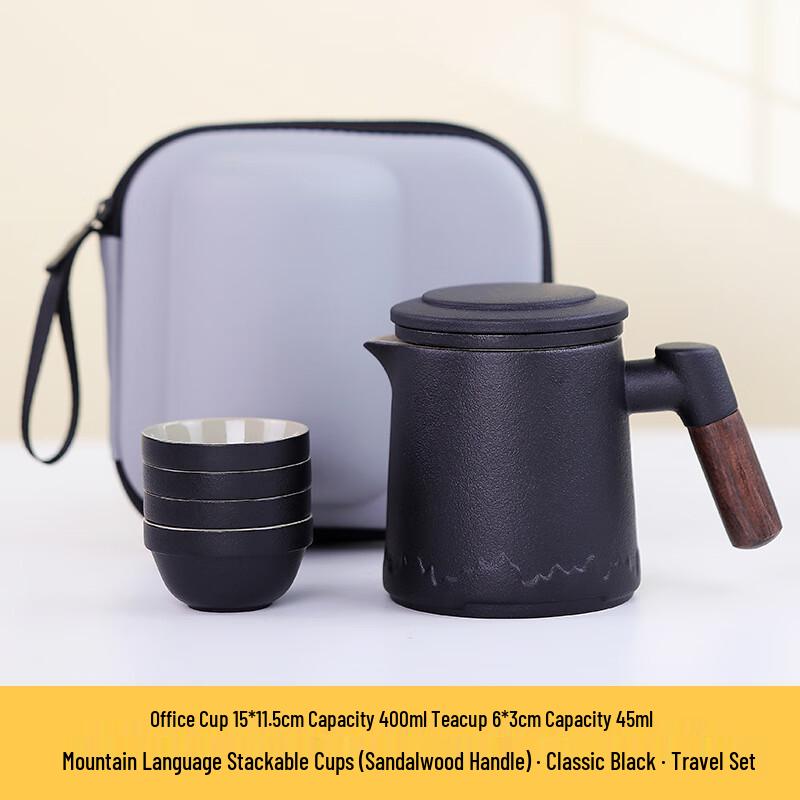 Portable Ceramic Kung Fu Travel Tea Set