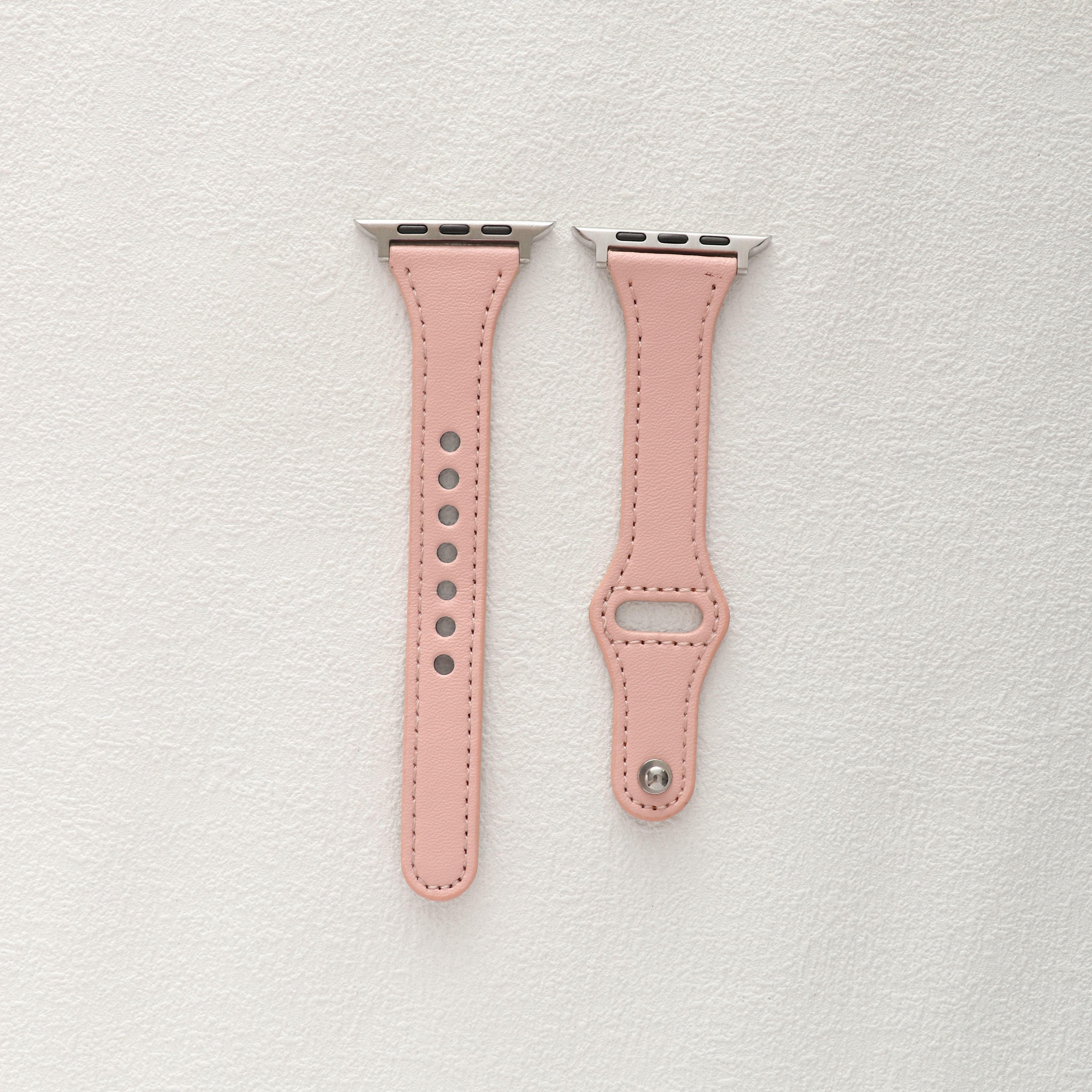 

Тонкий шкіряний ремінець для Apple Watch Band Ultra 49mm 8 41mm 45mm 7 SE 654321 44mm Жіночий браслет-петля для iwatch серії 42mm 40mm S10-46 45 44 42 49mm