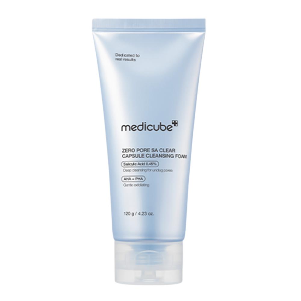 Medicube Zero Pore SA Clear Capsule Cleansing Foamr 120ml - Acne Deep Cleansing Sebum Control, Korean 120ml+Brush