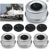 4PCS 2.72'' Trailer Axle Wheel Hub Dust Cap with 8 2.72'' Caps 4pcs + Seals 8pcs