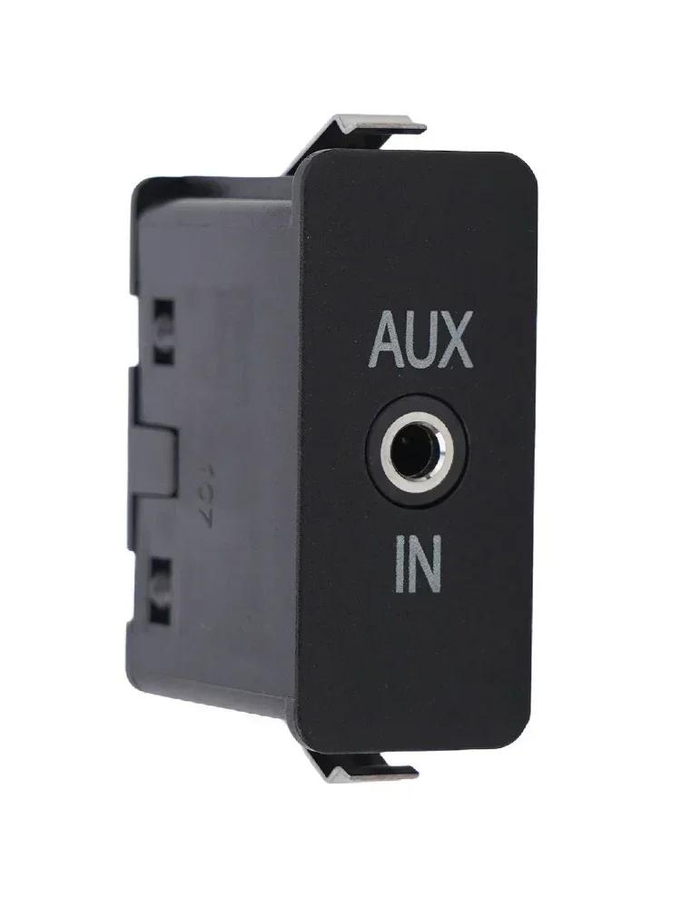 Quick Installation For BMW Aux In Socket Plug for 1 3 5 6 7 X3 For X5 SERIES E60 E61 E81 E87 E90 Materials Black