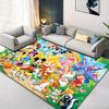 1 Stück Disney Mickey Maus und Minnie Muster Teppich Läufer Rutschfester Teppich Handwaschbar Fußmatte Geeignet für Wohnzimmer Schlafzimmer Heimdekoration