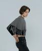 DOLIGRAM Cape Warmer Knit Shawl Gray