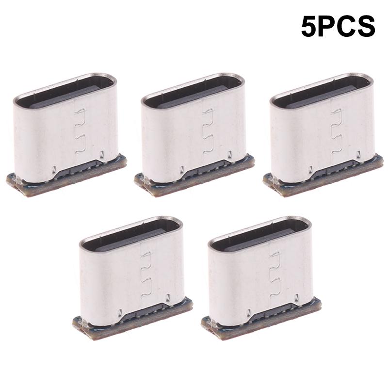 Type-C Female Connector Type C Female Jack 5Pin Smd Smt Type-C Socket Charging Port Micro Usb&Mini Usb Universal