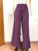 Cross2026 Women's Comfortable Cotton Linen Mid-Waist Long Pants - Casual Spring European American Style