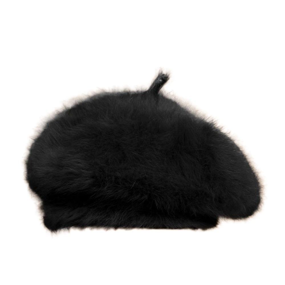 Cloud Painter Caps Plush Artist Hat Elegant Women Berets  Winter