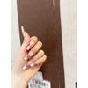 Artificial Nail French blush gradient diamond Phototherapy Nails Fake Nails Reusable and Removable Nails